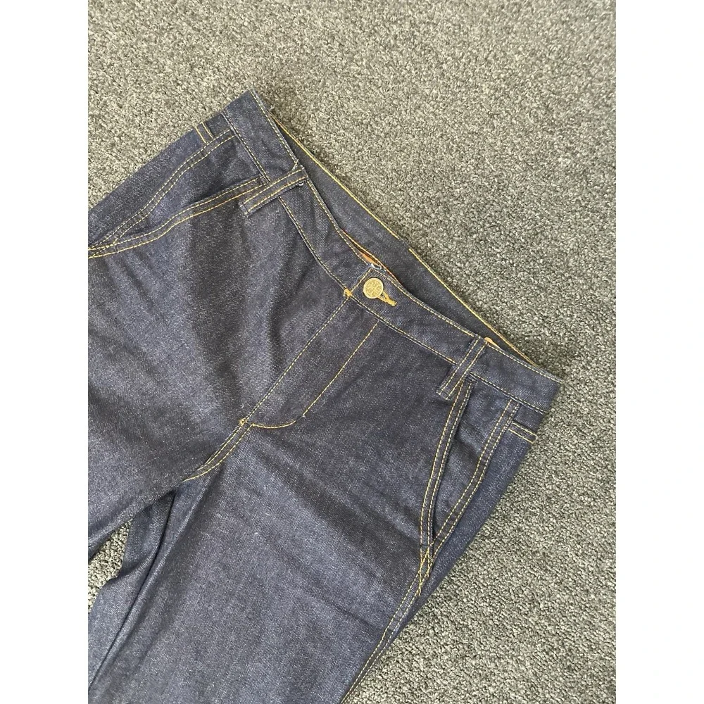Tory Burch‎ High Waisted Flare Blue Jeans Womens 27x34 Indigo Designer Boho Prep